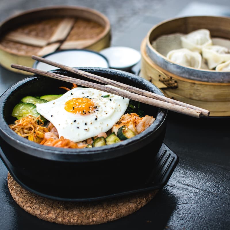 photo of beautifully
          arranged food